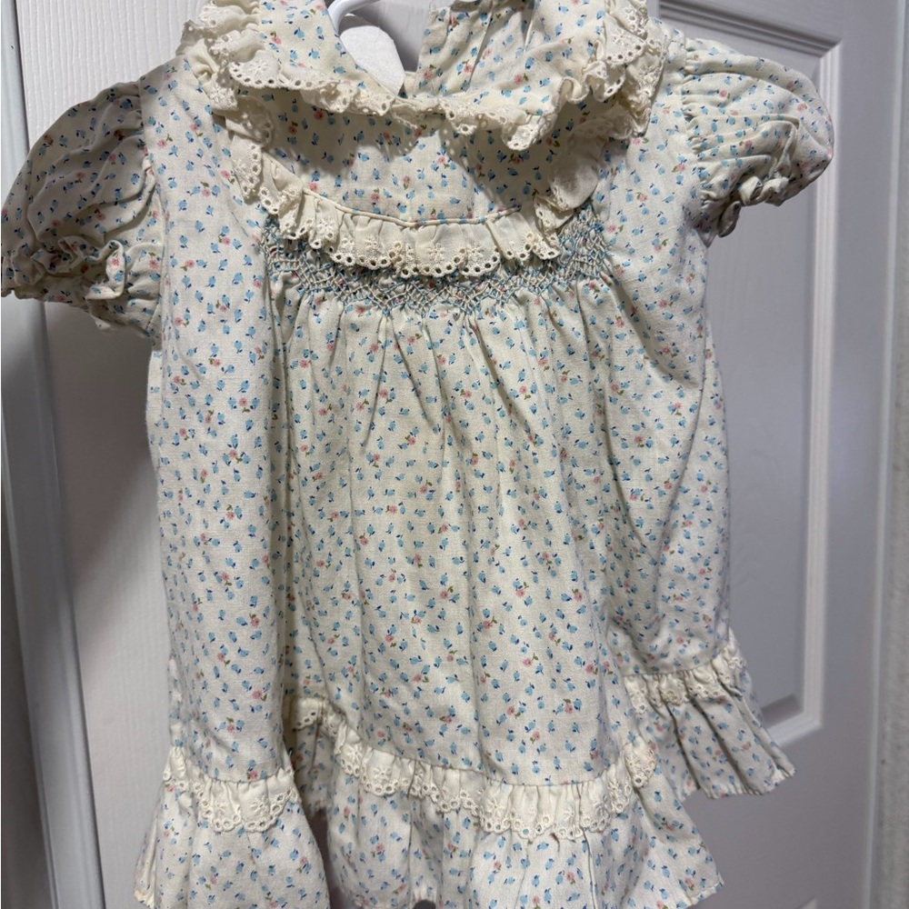 Floral Ruffle Kids Casual Dress